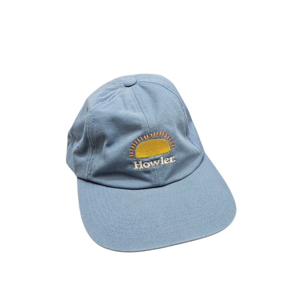 Howler Brothers Dad Hat Unisex OSFM Blue Rising Sun Embroidered Cotton Strapback